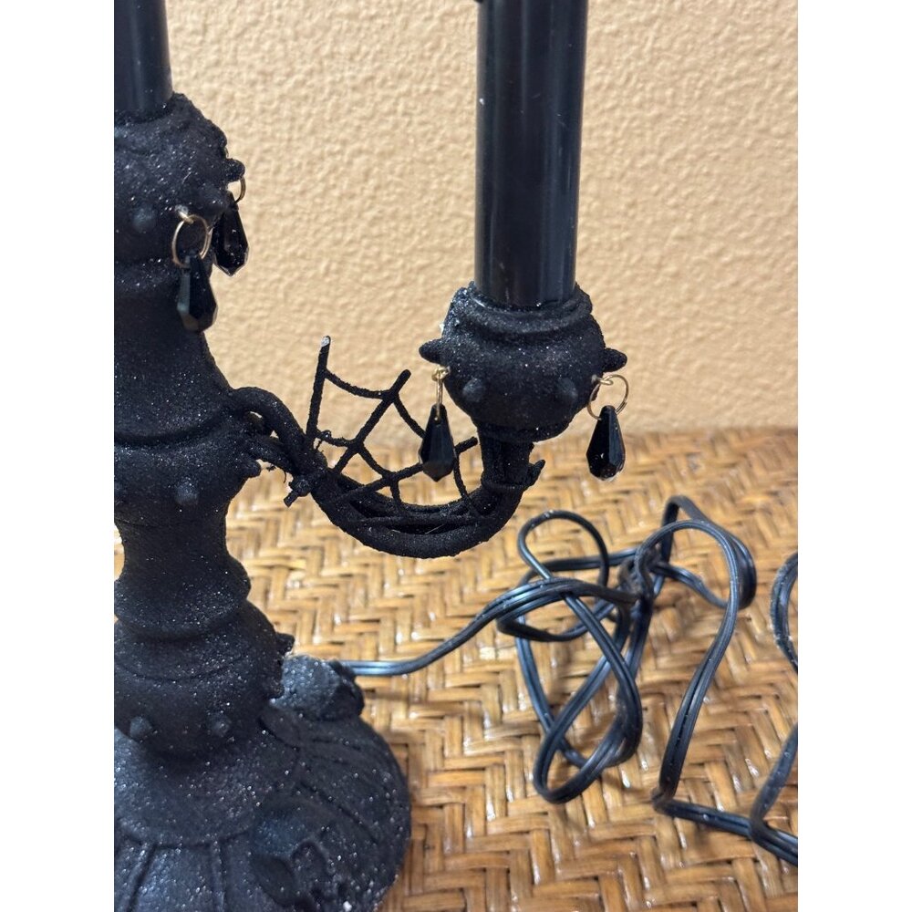 Halloween Celebrate It Candelabra Lamp With LED Flickering Candle - Picture 5 of 11